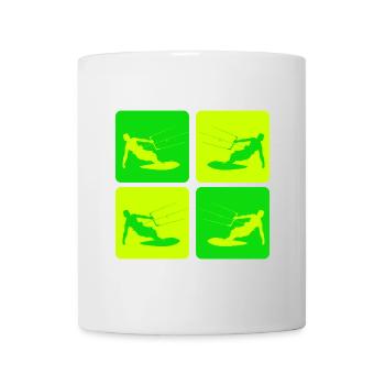 Kitesurfing Pop Art Style - Mug - white - Front