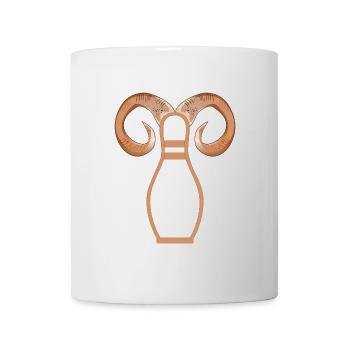 BOWLING ANNIVERSAIRE ZODIAC BOWLING - Mug blanc - blanc - Devant
