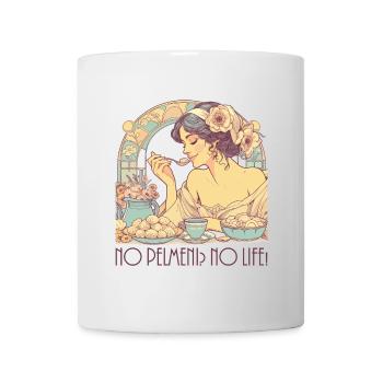 No Pelmeni No Life Woman Art Nouveau Gift - Mug - white - Front