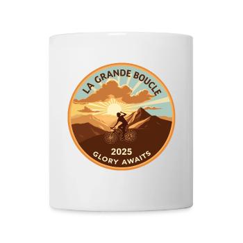 LA GRANDE BOUCLE - Mug blanc - blanc - Devant
