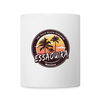 Essaouira Morocco Palm Trees Design - Mug - white - Front