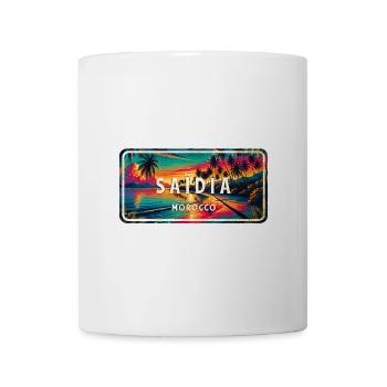 Saïdia Morocco Vintage Sign - Mug - white - Front