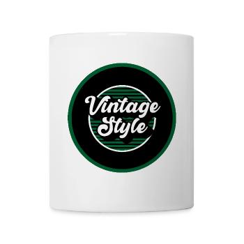 Vintage style - Mug - white - Front