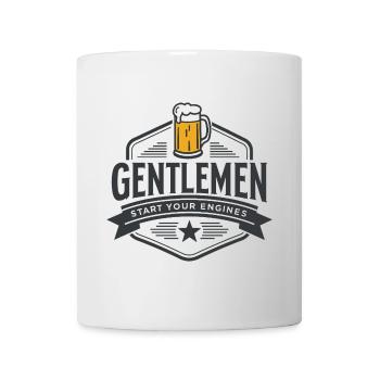 Gentlemen & Beer – Start Your Engines - Mug - white - Front