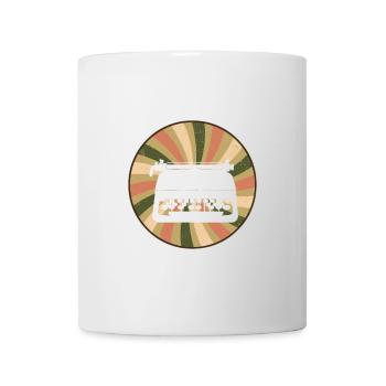 Auteur Livres Romans - Mug blanc - blanc - Devant