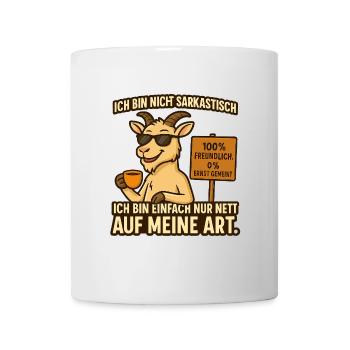 I'm not sarcastic – in my own way - Mug - white - Front