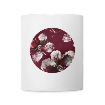 Floral design on accessories - Mug - white - Front