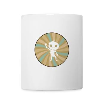 Zombie Hirn Untote - Tasse - Weiß - Vorne
