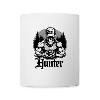 Skullyjack Design "Gothic Hunter" - Tasse - Weiß - Vorne
