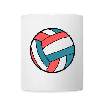 Wasserball Farben - Tasse - Weiß - Vorne