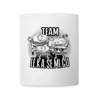 Team Le.Ka.Se.Mi.Gu – Brotzeit Crew. - Tasse - Weiß - Vorne