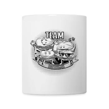 Team Leberkassemmel – Snack Squad! - Mug - white - Front