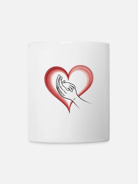 Endlose Liebe - Tasse - Weiß