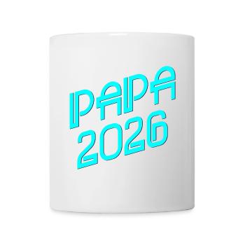 SCHWANGERSCHAFT VERKÜNDEN - VATER 2026 PAPA - Tasse - Weiß - Vorne