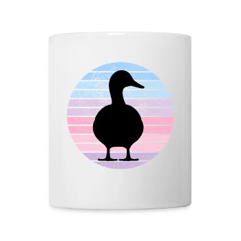 Vintage Duck - Tasse - Weiß - Vorne