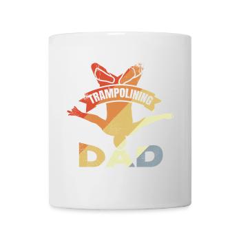 Lustiger Trampolin Vater - Tasse - Weiß - Vorne