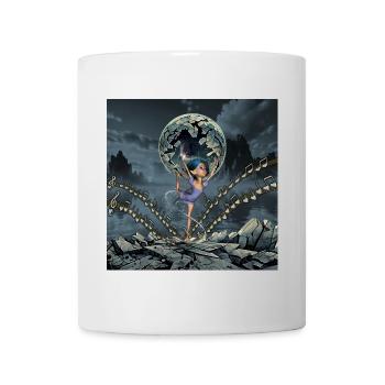 Balancing between music and magic - Mug - white - Front