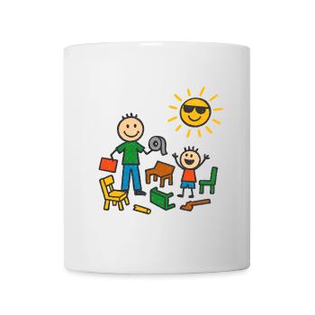 Dad is already building this - Mug - white - Front