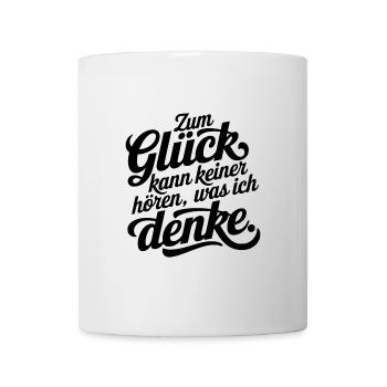 Kopfkino – Nur für Eingeweihte! - Tasse - Weiß - Vorne