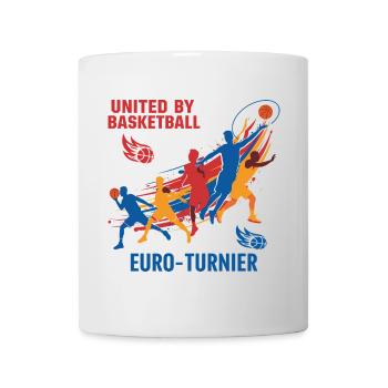 Basketball Turnier - Tasse - Weiß - Vorne