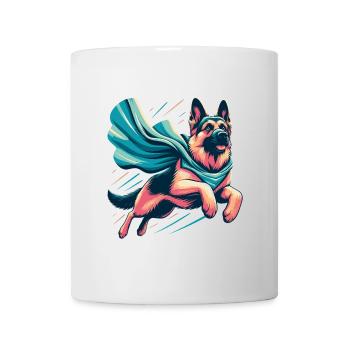 Super Dog German Shepherd Gift - Mug - white - Front