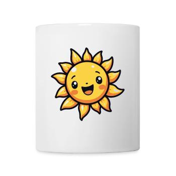 Laughing sun – good mood guarantee - Mug - white - Front