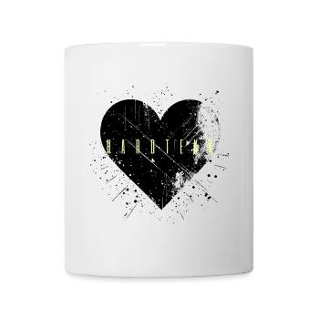 Hardtekk Hard Tekk Hardstyle Techno Heart - Mug - white - Front