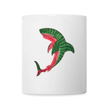 melon shark melon shark fish melon kawaii diving - Mug - white - Front