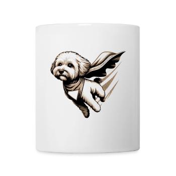 Super chien Maltipoo Moodle Multipoo Cape cadeau - Mug blanc - blanc - Devant