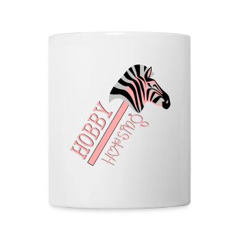 CHEVAL DE CHEVAL DE LOISIR - ZÈBRE - Mug blanc - blanc - Devant
