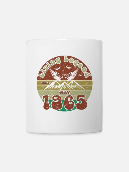 60. Geburtstag Living Legend since VIN 07/1965 - Tasse - Weiß