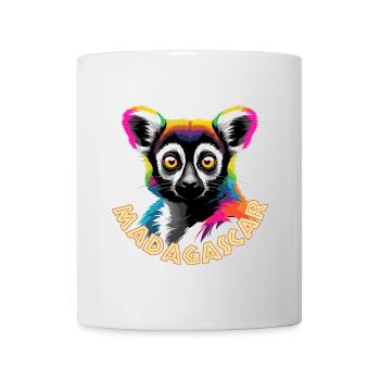 Lemur von Madagaskar - Tasse - Weiß - Vorne