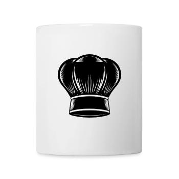 Toque de chef - Mug blanc - blanc - Devant