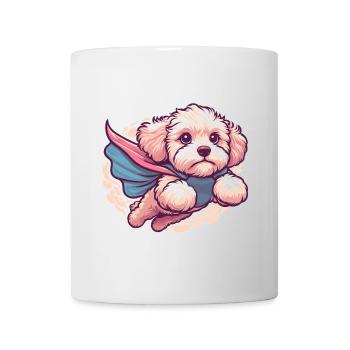 Super chien Maltipoo Moodle Multipoo Cape cadeau - Mug blanc - blanc - Devant