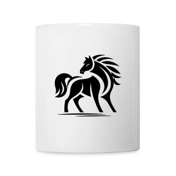 Chevaux Tribal - Mug blanc - blanc - Devant
