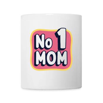 Nummer 1 Mama – Bunt & Liebevoll Muttertag - Tasse - Weiß - Vorne