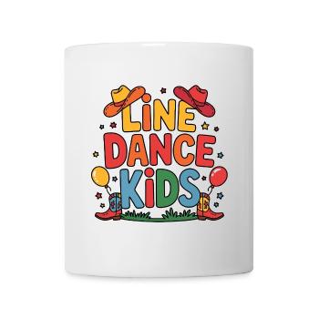 Line Dance Kids Kids Dancing Line Dance - Mug - white - Front