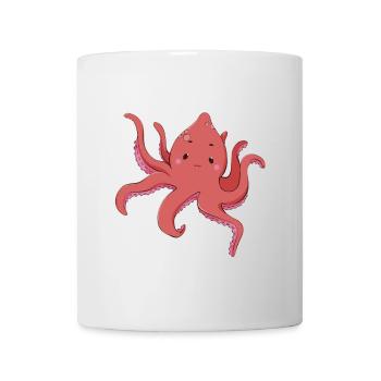 Oktopus - Tasse - Weiß - Vorne