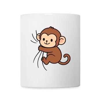 Dear little monkey - Mug - white - Front