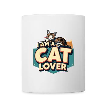 Je suis Amoureux des Chats - Mug blanc - blanc - Devant