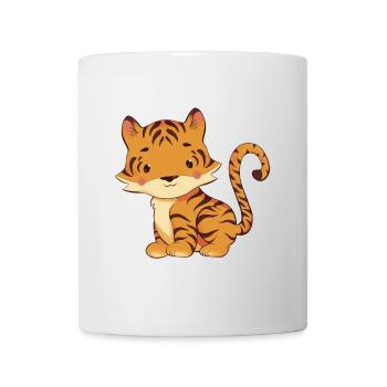 Tiger - Tasse - Weiß - Vorne