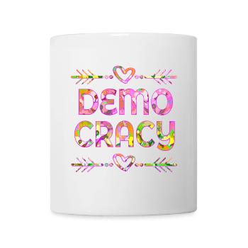 PFLANZEN INKLUSION DEMOKRATIE - Tasse - Weiß - Vorne