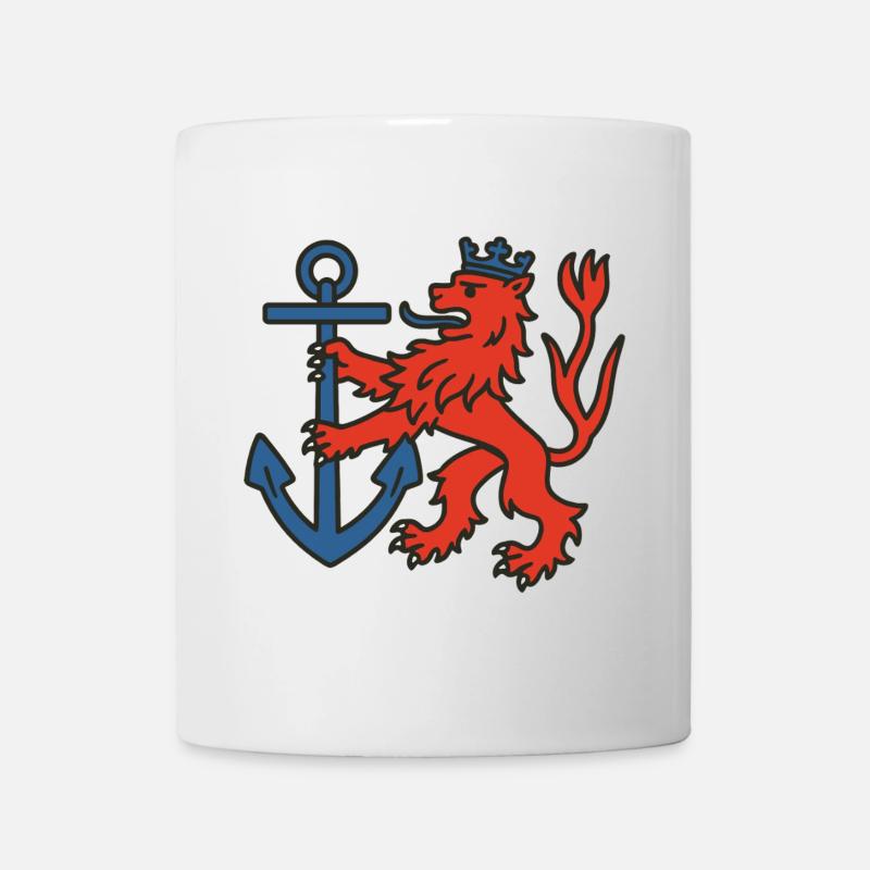Düsseldorfer Löwe - Tasse - Weiß