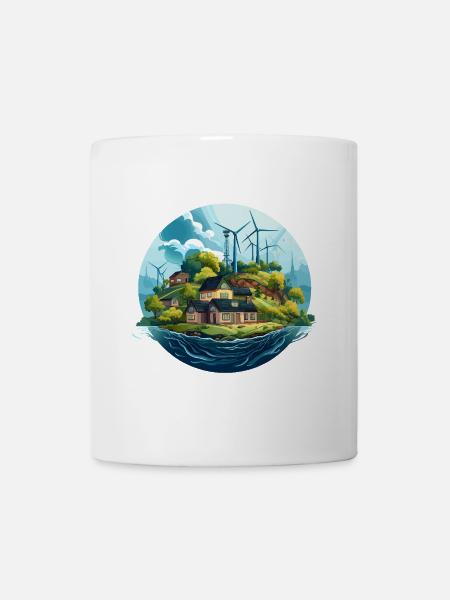 Grüne Innovation - Tasse - Weiß