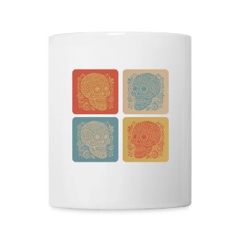 Crâne – Mexico Design - Mug blanc - blanc - Devant