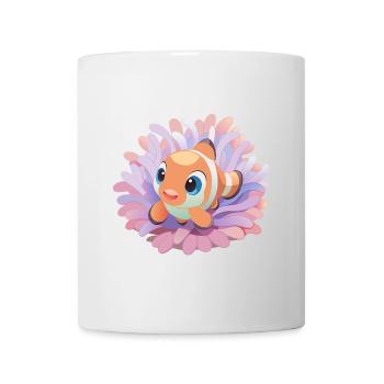 Poisson-clown bébé dans son anémone - Mug blanc - blanc - Devant