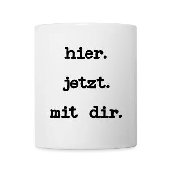 ACHTSAMKEIT LIEBE - Tasse - Weiß - Vorne