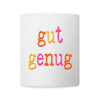 SELBSTWERT ÜBUNG GUT GENUG SEIN - Tasse - Weiß - Vorne