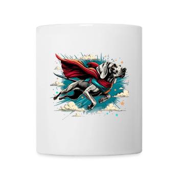 Super chien braque de Weimar Weimi Cape Cape cadeau - Mug blanc - blanc - Devant