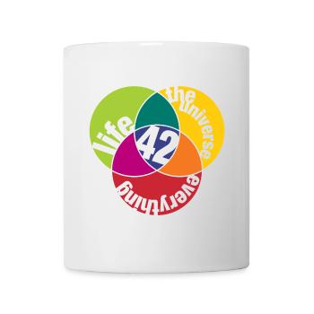 Life, The Universe and Everything - Mug - white - Front